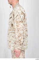  Photos Army Man in Camouflage uniform 13 21th century Army Desert uniform jacket upper body 0004.jpg